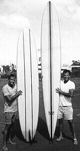 #102p RB and Diff/Surfboards Hawaii 1962 Photo: Peter Gowland